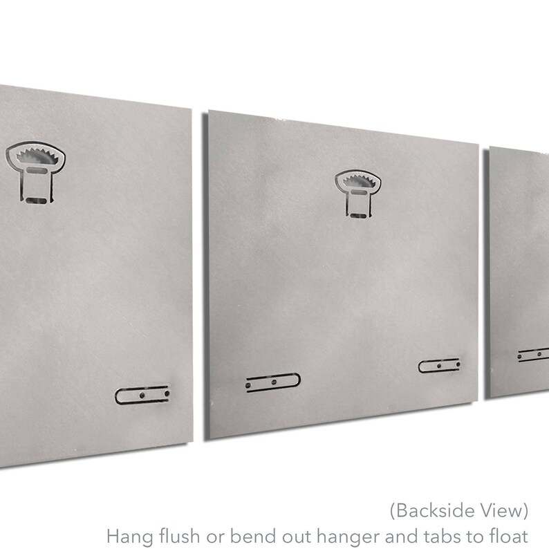 Colored Metal Wall Artwork 'turquoise Essence' 38x12 Etsy