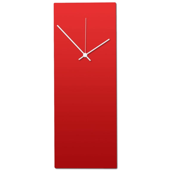 Redout White Clock Large Modern Metal Wall Clock | Etsy