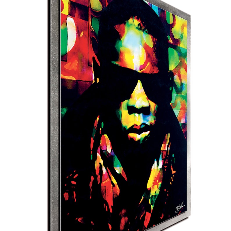Pop Art 'jay Z Color of a CEO' by Artist Mark Lewis Etsy