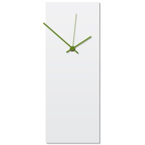 Minimalist Art 'whiteout Clock' Made in USA Kitchen - Etsy