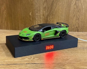 Lamborghini Aventador SVJ Alarm Clock – Car Shaped Clock