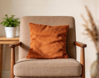 Housse de coussin en lin, décor de housse de coussin lavé