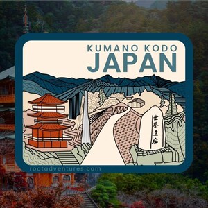 Adesivo Kumano Kodo do Japão