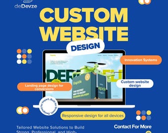 Custom Web Design and Development, Modern Responsive Sites for Startups and Small Businesses