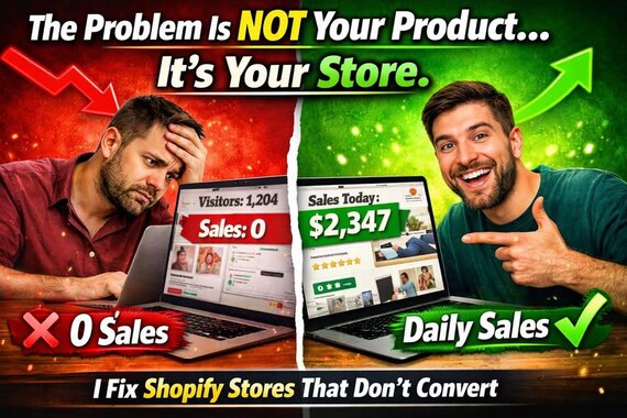 Shopify Store Redesign | Modern UI/UX, Responsive, Conversion-Focused eCommerce Website