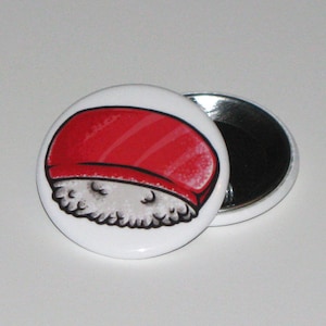 Tuna Sushi 1.5 inch Button