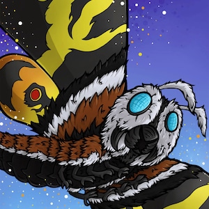 Mothra 8x10 Print