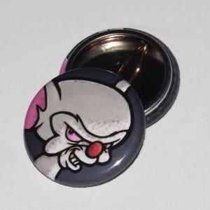 Brain 1 inch Button