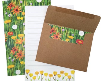 Wildflower Letter Writing Stationery Set