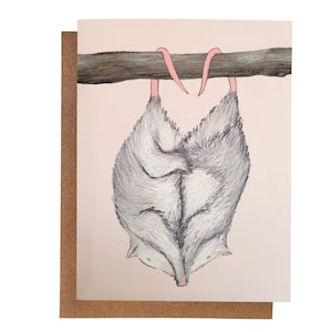 Opossum Liebeskarte - Jubiläums-Gruß-Karte - Süße Note für Ihren Boo