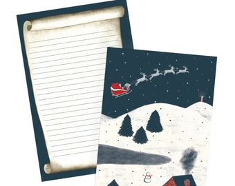 Briefpapierset beste kerstman