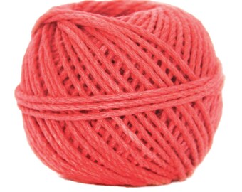 Coral Hemp Gift Cord