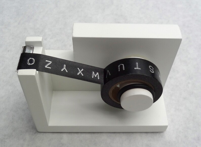 Alphabet Washi Tape Black and White 15mm x 10m Label Maker Etsy