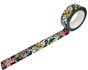Meadow Floral Washi Tape - Tulips, Daffodils, Wildflowers