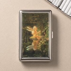 metal vintage cigarette case Vintage Metal Cigarette Case Box Gold Men Tobacco Holder for 20s 85mm King  Size