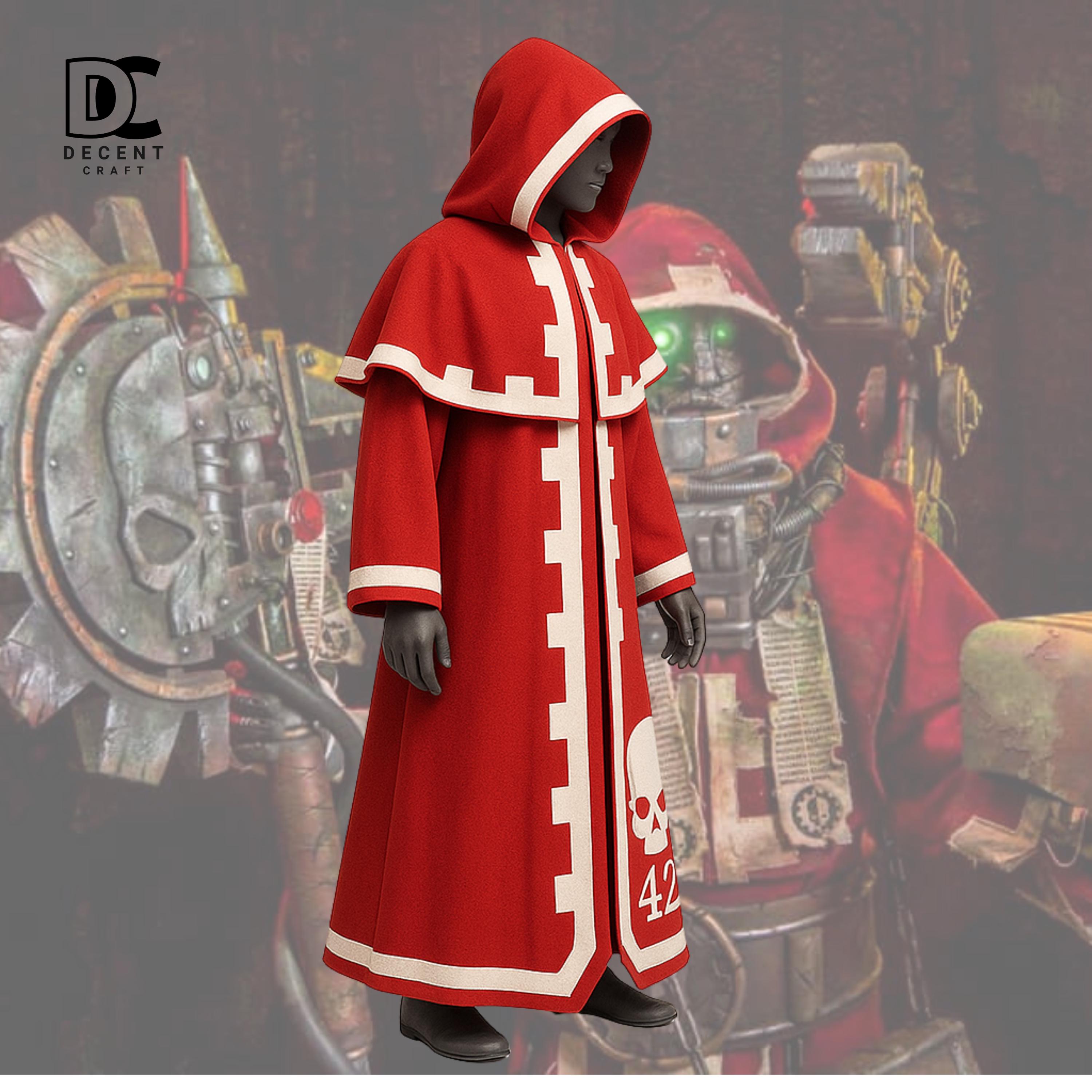 Tech Priest Cosplay Robe | Warhammer 40K Adeptus Mechanicus Costume ...