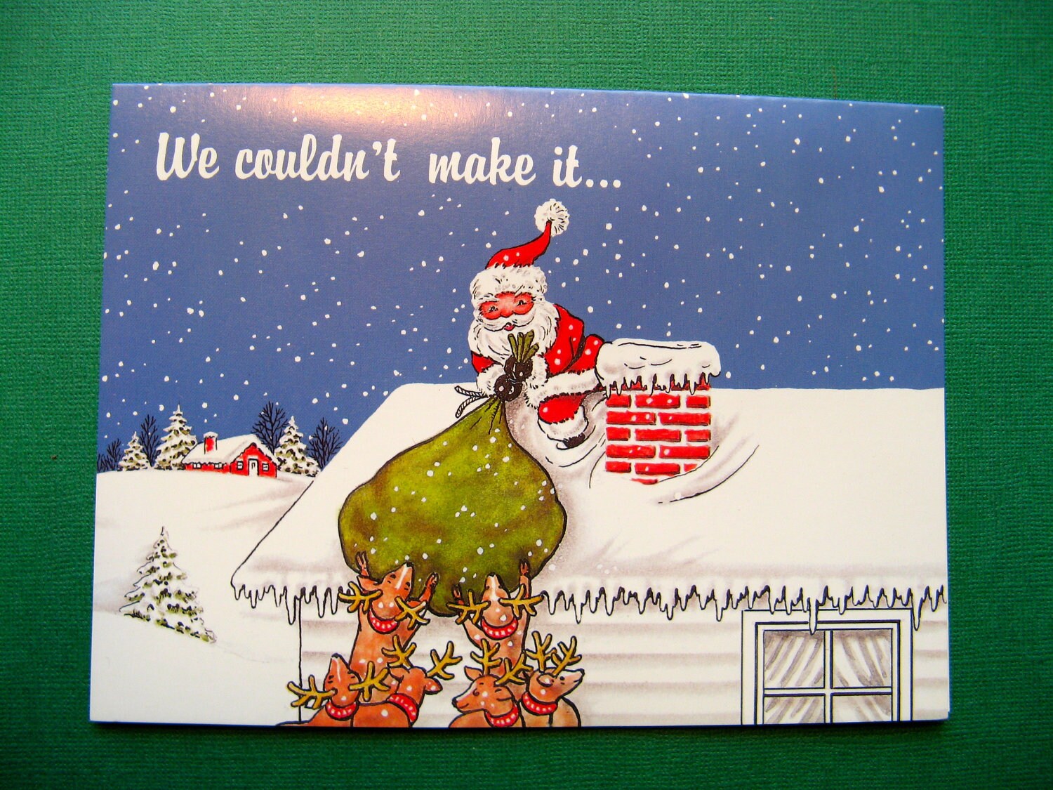 Vintage Burgoyne Christmas Greeting Cards With Envelopes | Etsy