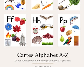 Alphabet ABC à imprimer pour enfants | Activité d’apprentissage pour la maternelle et l’enseignement à domicile