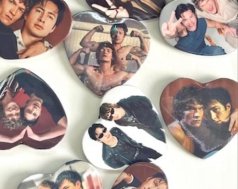 HudCon Heart Button Pin | Hudson Williams | Connor Storrie | Gift Ideas