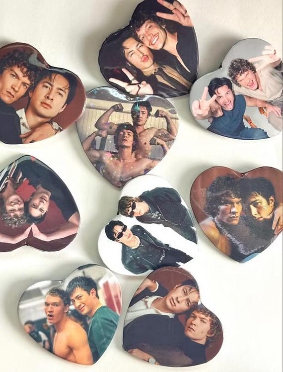 HudCon Heart Button Pin | Hudson Williams | Connor Storrie | Gift Ideas