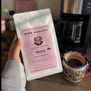 Pink Axolotl Mexican Single Origin Medium Roast Coffee – Zitrus-, Kakao- und Toffee-Noten