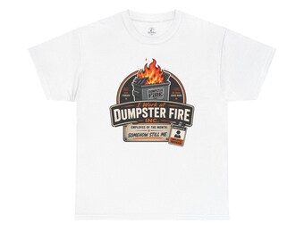 Koszulka z napisem „Dumpster Fire”