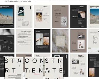 Kit de inicio para creadores de contenido de bodas / Guía de precios Plantilla de Canva + Estrategia, soporte de contenido y sugerencias de IA