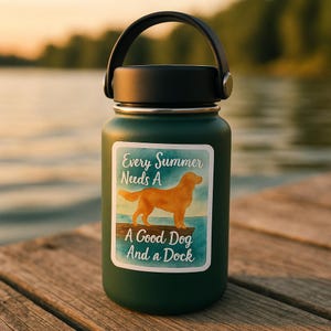 Dog Mom Lake Sticker | Every Summer Needs A Good Dog And A Decal