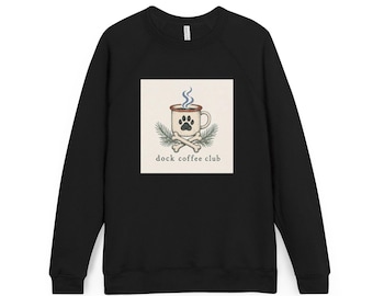 Hundemama See Wochenende Sweatshirt | Dock Kaffeeklub Rundhals | Lake Life Hund Mama Geschenk | Cottagecore Sweatshirt