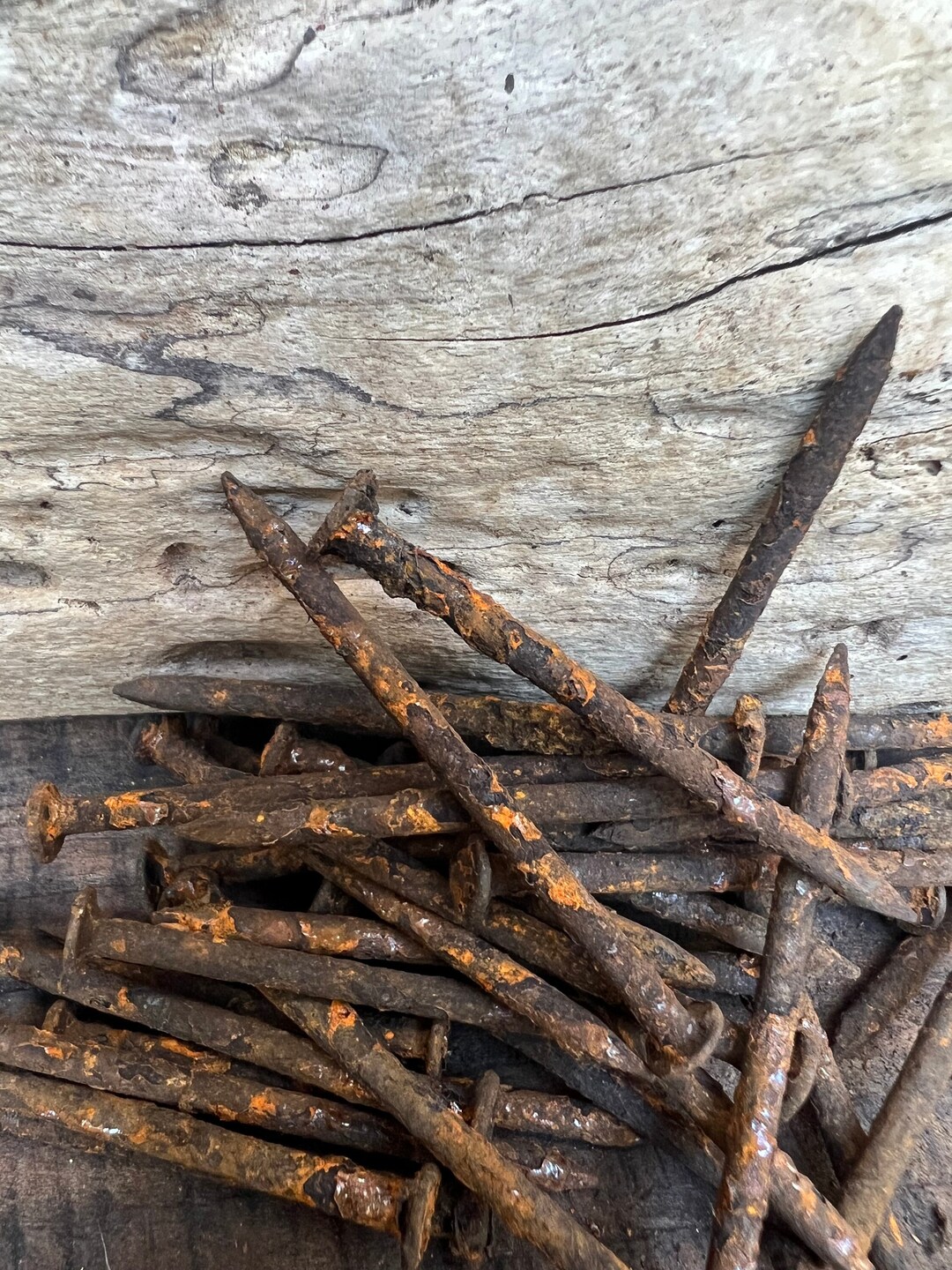 40 Rusty Nails, Rusted Nails, Old Nails Etsy