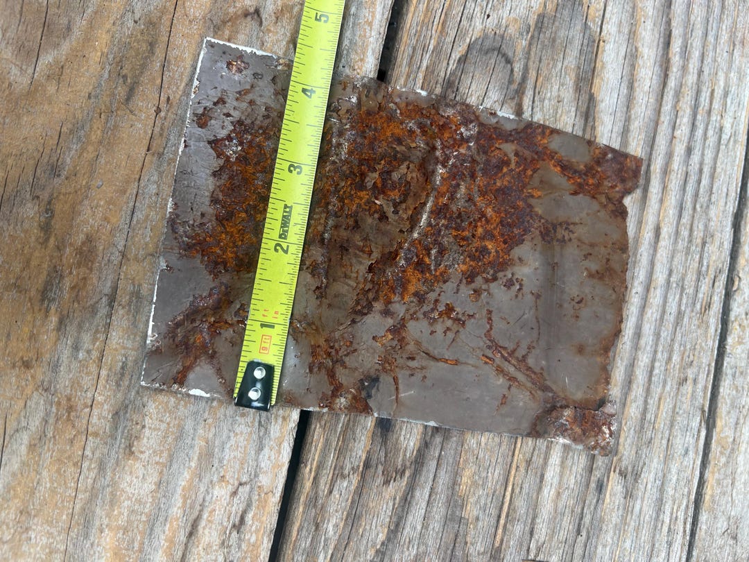 Thin Rusty Metal Piece, Metal Art Materials, Recycled Metal Supplies ...