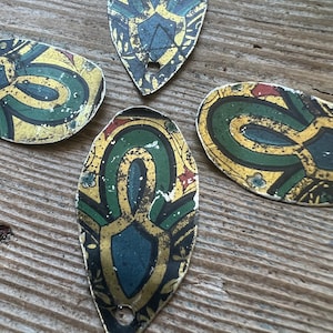 Vintage metal pieces,  small metal pieces , vintage art materials , assemblage supplies, #90