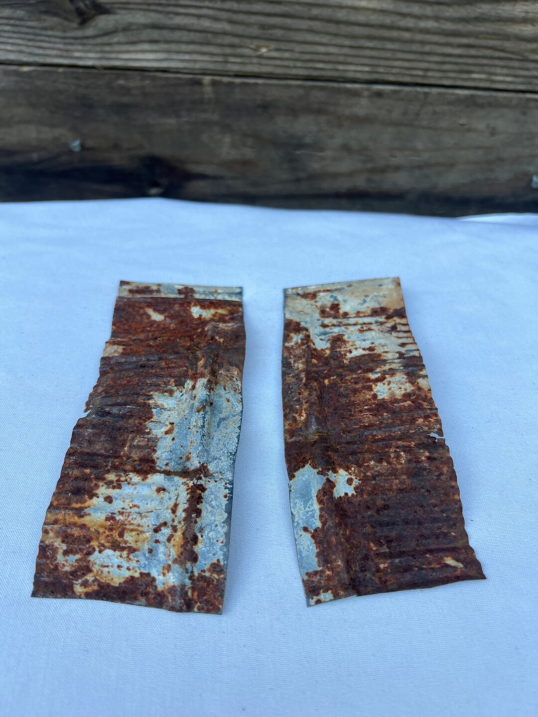 Rusty Galvanized Metal Pieces, 24 Gauge Metal, Salvaged Metal ,rusty ...