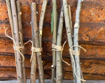Bay Laurel, Three straight Bay laurel sticks, wood sticks, craft wood dowels , natural wood  sticks,  wood sticks, wand wood, bay wood