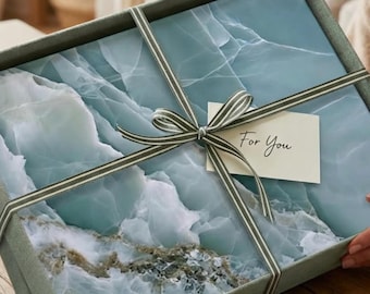 Marble Cutting Board Glass Cutting Board Tempered Glass Charcuterie Board Kitchen Gift Serving Tray Housewarming Gift Kitchen Gift Idea