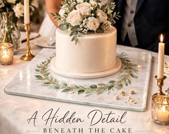 Bandeja de cristal personalizada para pastel de bodas, tabla de cortar para bodas, regalo de boda para la pareja, regalo para los novios, soporte de boda de mármol, regalo de boda