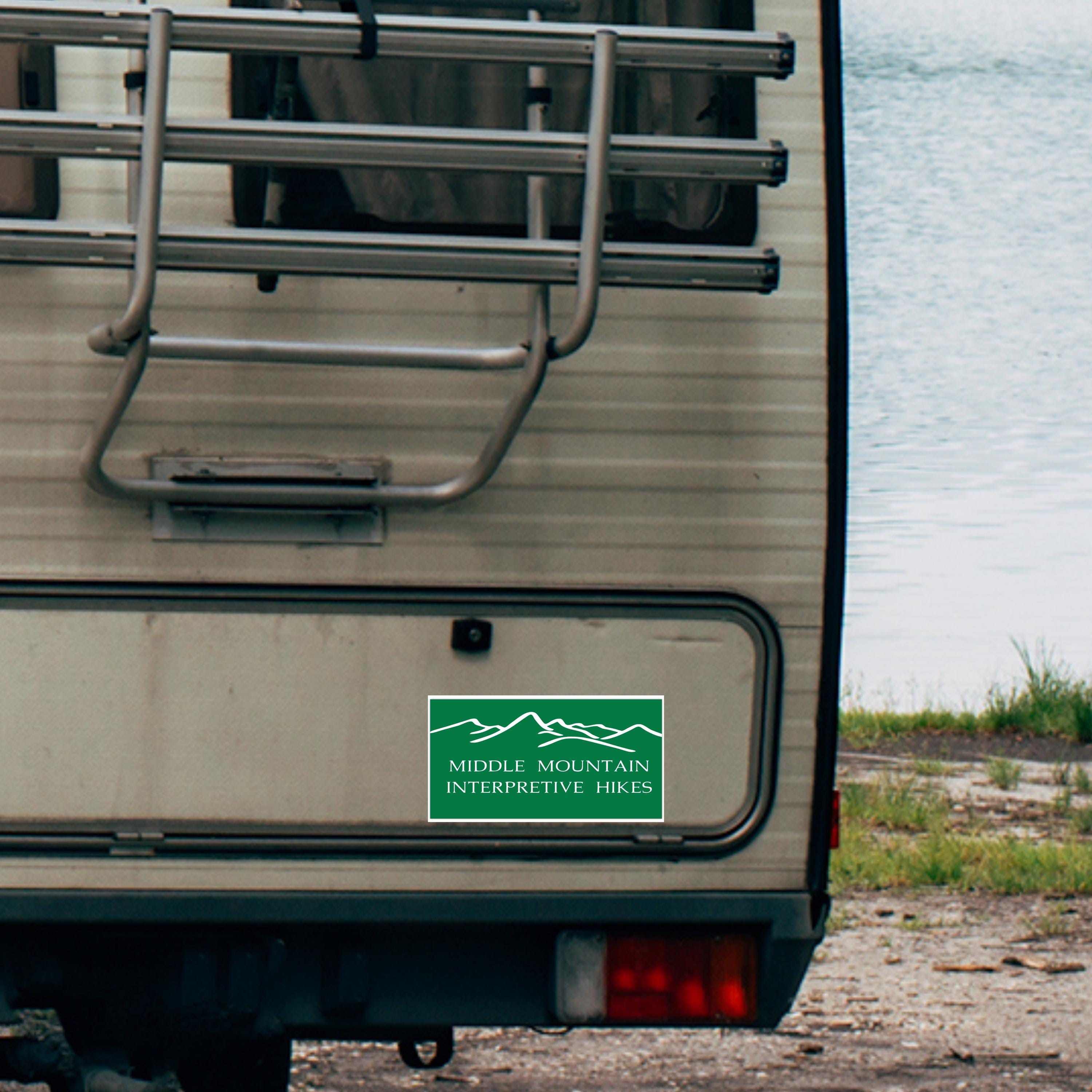 Sutter Sticker MMIH Dark Green Middle Mountain Interpretive Hikes Bumper Sticker ...