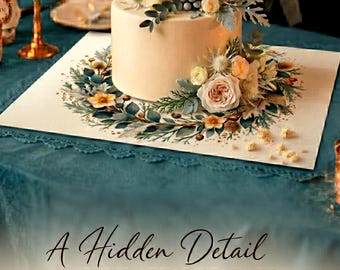 Bandeja de cristal personalizada para pastel de boda de invierno, regalo para la pareja, soporte para pastel de boda alternativo, decoración de boda de invierno, tabla de recuerdos de aniversario