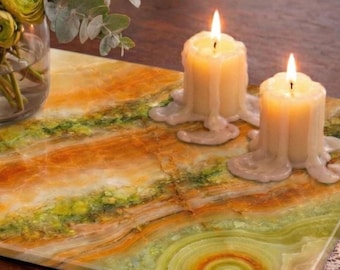 Bandeja de vidrio verde para charcutería, regalo moderno para la cocina, tabla de vidrio para charcutería, bandeja para servir, regalo, decoración de cocina verde única, decoración moderna