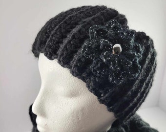 Crocheted Ear Warmer For Women and Teens