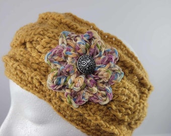Crocheted Ear Warmer For Women and Teens