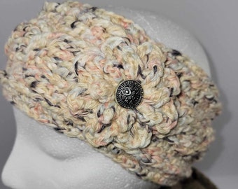 Crocheted Ear Warmer for Women and Teens