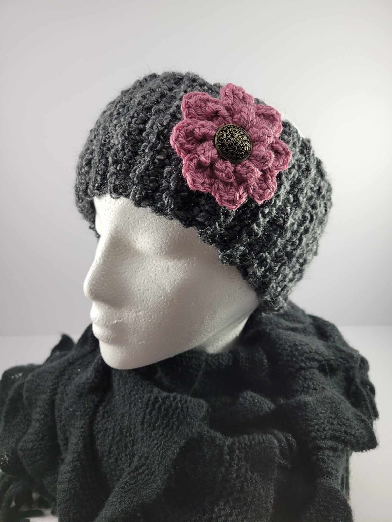 Crocheted Ear Warmer For Women and Teens