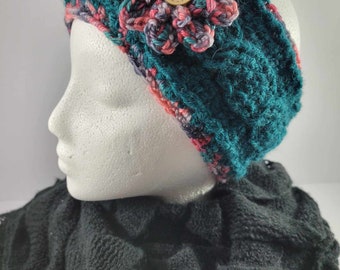 Crocheted Ear Warmer For Women and Teens