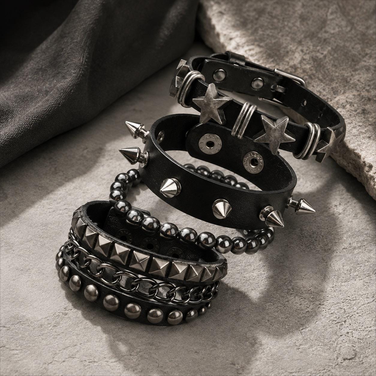 Studded Bracelets - Etsy