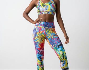 Ensemble Sport Femme Isēdu – Édition Sublimée Multicolore