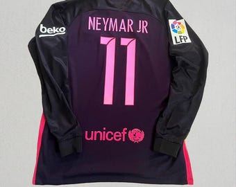 Barcelona Neymar Jr 11 Trikot - 2016 2017 Fußball-Fan Geschenk - Kultiges Trikot