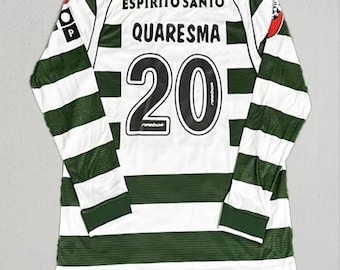 Sporting Quaresma 20 Jersey - 2002 2003 Fußball Fan Geschenk - Kultiges Trikot