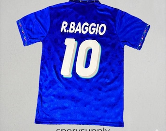 Baggio 10-shirt Italië - cadeau voetbalfan 1994 - iconisch shirt