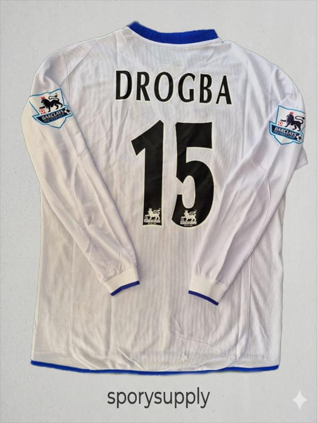 Chelsea Drogba 15 Jersey - 2004 2005 Soccer Fan Gift - Iconic